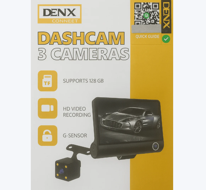 Denx - Dashcam 3 Camera System